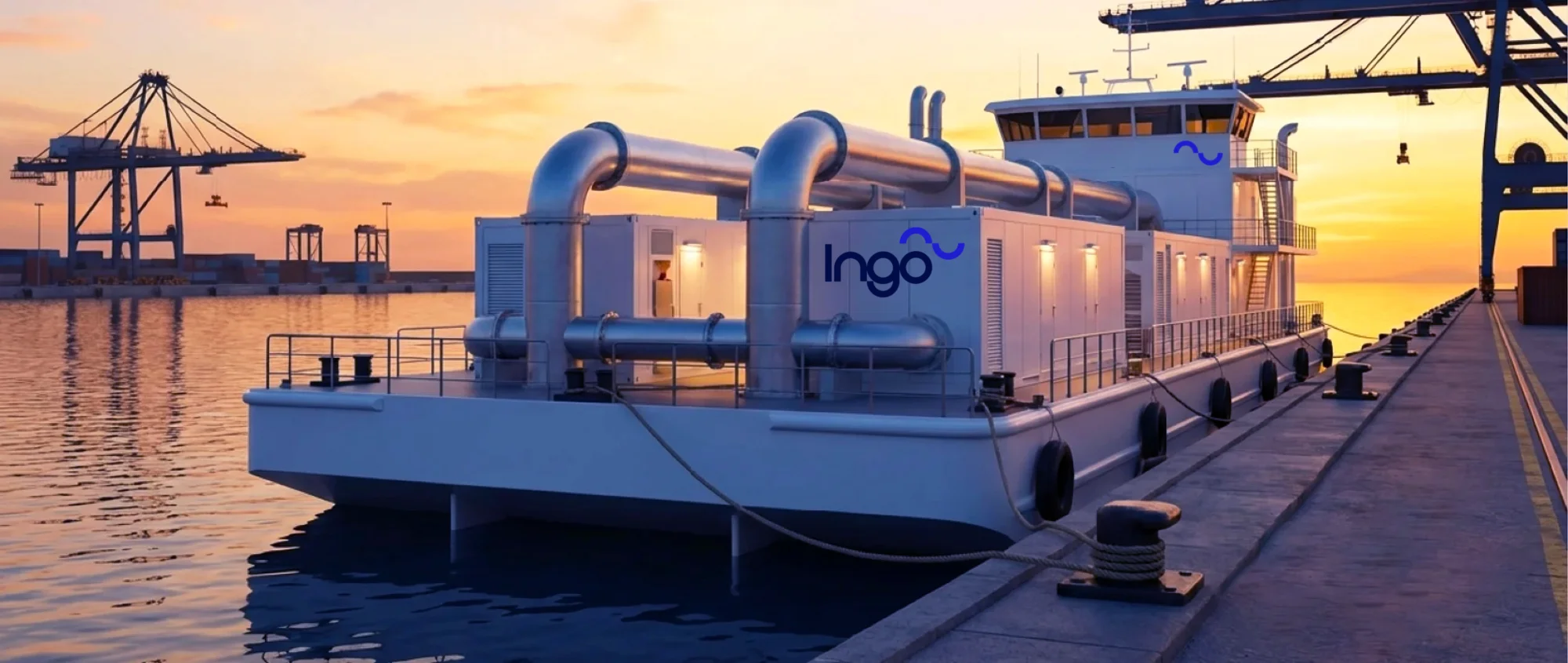 Ingo Power barge-mounted power plant